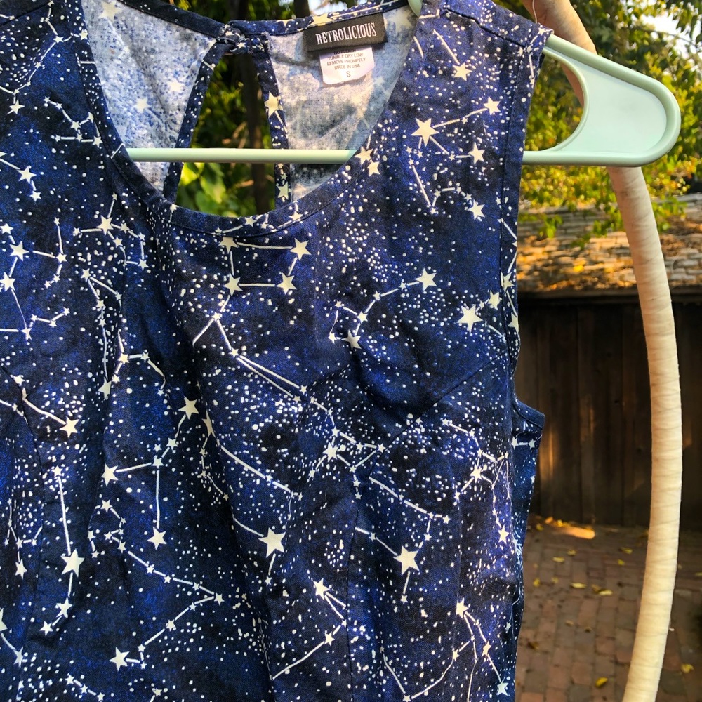 Constellation dress glows in the dark with pockets